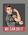 Shop We Can Do It Half Sleeve T-Shirt-Full