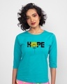 Shop We Still Have Hope Round Neck 3/4th Sleeve T-Shirt-Front