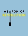 Shop Weapon Of Revolution Half Sleeve T-Shirt Morning Blue-Full