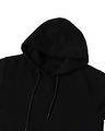 Shop Unisex Black Printed Regular Fit Hoodie-Full
