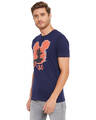 Shop Men's Navy Blue Mickey Mouse Print T-shirt-Design