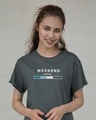 Shop Weekend Loading Boyfriend T-Shirt-Front