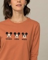 Shop Weekend Mood Mickey (DL) Fleece Light Sweatshirt-Front