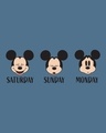 Shop Weekend Mood Mickey Round Neck 3/4th Sleeve T-Shirt (DL)
