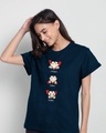 Shop Weekend Superman Emoji Boyfriend T-Shirt (SML)-Front