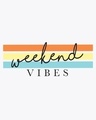 Shop Weekend Vibes Colorful 3/4th Sleeve Slim Fit T-Shirt-Full