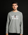 Shop Weird & Awesome Mickey Full Sleeve T-Shirt (DL)-Front