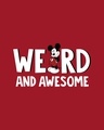 Shop Weird & Awesome Mickey Boyfriend T-Shirt (DL)-Full