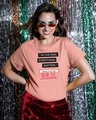 Shop Welcome To Your Tape 13 Boyfriend T-Shirt Misty Pink-Front