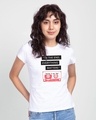 Shop Welcome To Your Tape 13 Half Sleeve Printed T-Shirt White-Front