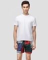 Shop Multicolour Scarf Print Mens Boxers