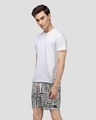 Shop Pack of 2 Men's White Text Boxers
