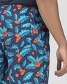 Shop Whats Down Blue Mistletoe Boxer