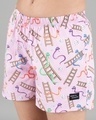 Shop Pink Snakes And Lads Womens Boxers-Full