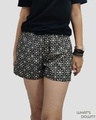 Shop Whats Down Women's B&W Roses Boxer