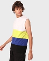 Shop Men's Multicolor Striped Super Loose Fit Vest-Design