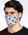 Shop White All Over Printed Everyday Mask