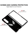 Shop White Angel Wings Premium Glass Case for Samsung Galaxy Z Fold4 5G (Shock Proof, Scratch Resistant)-Full