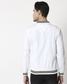 Shop White Anti Varsity Bomber Jacket-Full