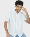 Shop Men's White AOP Relaxed Fit Shirt-Front
