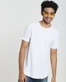 Shop White Apple Cut Raglan Half Sleeve T-Shirt-Design