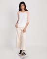 Shop White-Baby Pink 3/4th Sleeve Raglan T-Shirt-Design