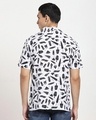 Shop White Beach AOP Half Sleeve Shirt-Full