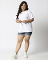 Shop Women's White Boyfriend Plus Size T-shirt