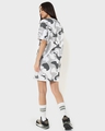 Shop Women's White Camouflage Oversized Dress-Design