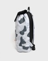 Shop White Camo Printed Drawstring Laptop Bag-Design