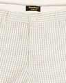 Shop White Checked Men's Shorts