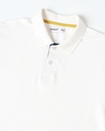 Shop White Contrast Sleeve Polo