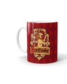 Shop White Crest Gryffindor Pattern Coffee Mug-Front