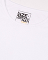 Shop Women's White Plus Size Slim Fit T-shirt