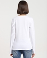Shop Women's White Slim Fit T-shirt-Design