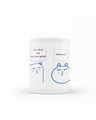 Shop Pack of 2 White Gang of Two Ceramic Mugs (350 ml, White)-Design