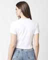 Shop Women's White Slim Fit Snug Blouse-Design