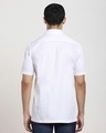 Shop White Half Sleeve Solid Shirt-Design