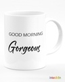 Shop White Handsome & Gorgeous Printed Ceramic Mug (330 ml, Set Of 2)-Design