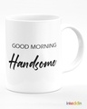 Shop White Handsome & Gorgeous Printed Ceramic Mug (330 ml, Set Of 2)-Full