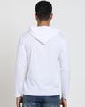 Shop Men's White Henley Hoodie T-shirt-Design