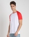 Shop White-High Risk Red Raglan T-Shirt-Design