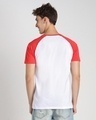 Shop White-High Risk Red Raglan T-Shirt-Full