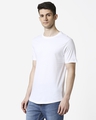 Shop White Longline T-Shirt-Design