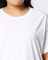 Shop White-Meteor Grey Boyfriend Plus Size T-Shirt Combo
