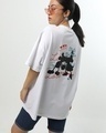 Shop White Mickey Love Minnie Unisex Fit T-shirt-Full