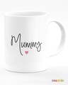 Shop White Mummy & Daddy Printed Ceramic Mug (330 ml, Set Of 2)-Design