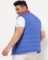 Shop Men's Multicolor Color Block plus Size Puffer Jacket-Design