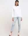 Shop Women's White Plus Size Sweatshirt-Design