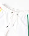 Shop Men's White Side Color Binding Shorts